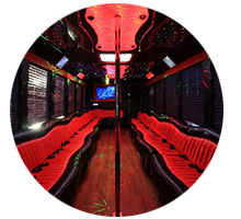 inside party bus